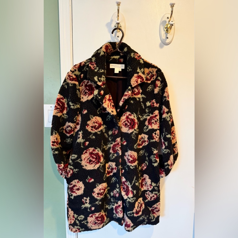 Saltwater LUXE Roses Teddy Jacket